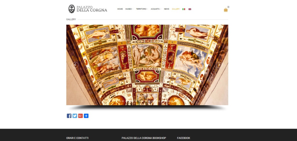 Palazzo della Corgna realizzazione sito web