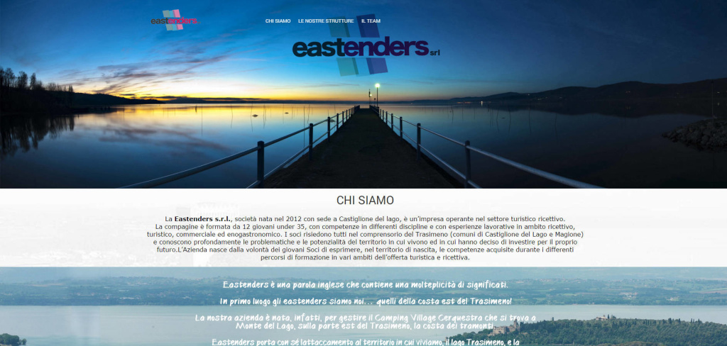 Eastenders Sito web one page creazione contenuti LQ