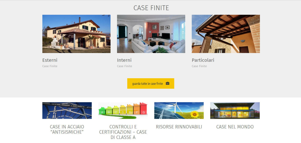 Poly House realizzazione sito web per impresa edile LQ