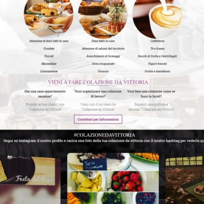 Landing Page Colazione da Vittoria