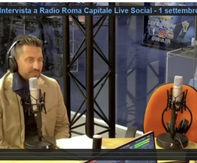 Luca Dini intervista a Radio Roma Capitale Live Social
